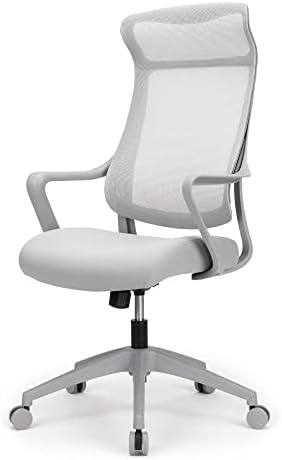 ® Lenzer Mesh High-Back Task Office Chair, Gray, BIFMA Compliant - 4