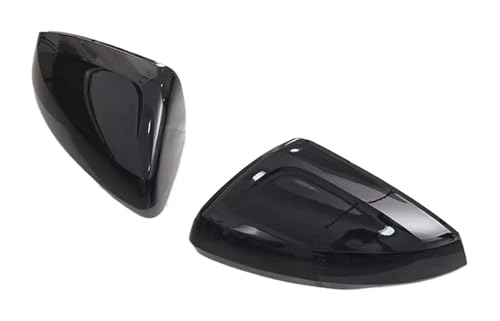 Coque rétroviseur pour Polo MK6 noir brillant, paire gauche droite 2019-2023
