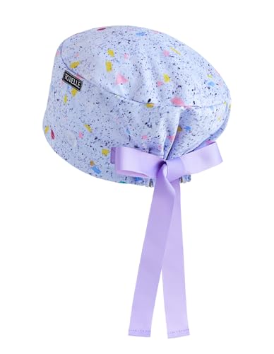 Gorro quirúrgico blanco con botones ajustable para mujer y hombre miniatura 1