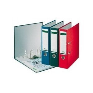 Ordner Leitz 1015-50 Ordner Plastik 180°, mit Schlitzen, A4, schmal, 50mm, Farbe:Gelb