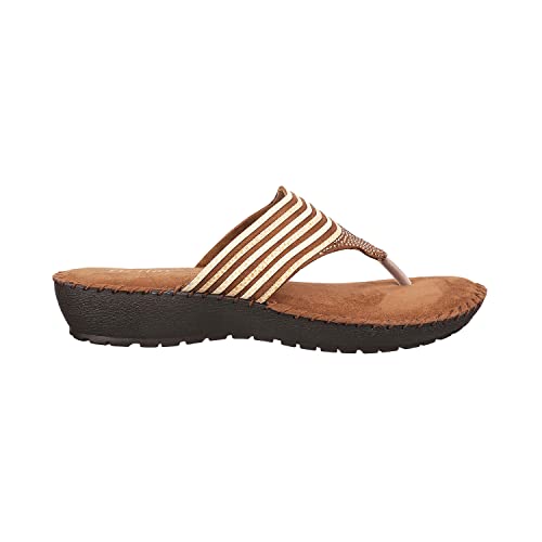 Image of Metro Women's Faux Leather Thong Strap Comfy Fashion Sandals