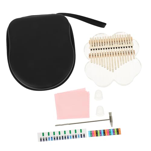 SWOOMEY 1 Set Portable Tone Thumb Piano Kalimba Transparent Design for Beginners Easy to Carry Musical Instrument Music Lovers