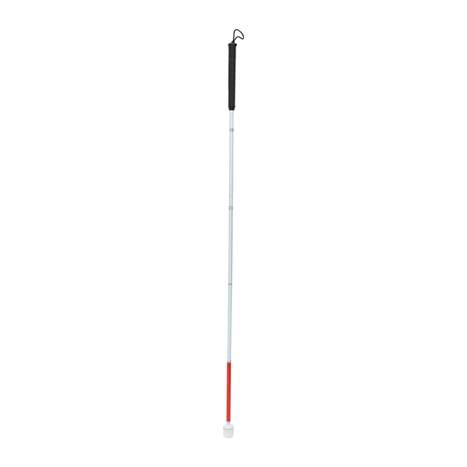 club bollywood®blind cane walker folding elderly lightweighted aluminum alloy trekking pole 5 section 119cm