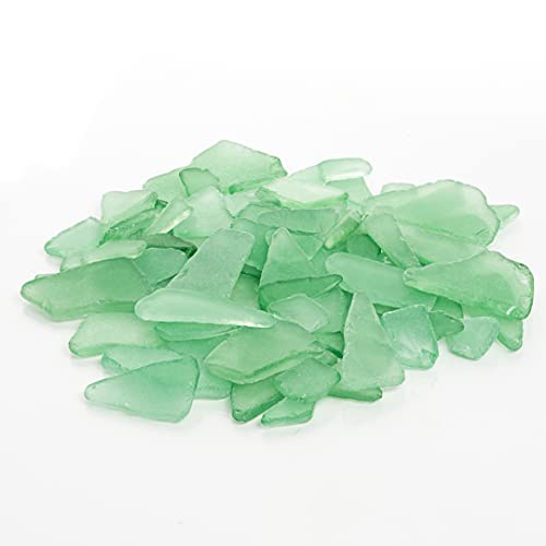 Sea Glass Craft - Beach Glass Craft - Mint Green - Sea Glass Décor - Sea Glass Vase Filler - Sea Glass Crafting - Bag Of Sea Glass - Craft Glass - Vase Fillers Glass (11 Ounces) #TOP3