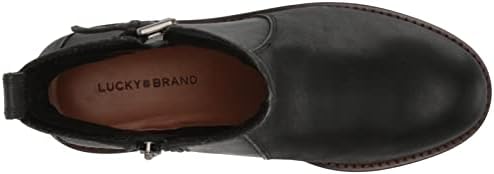 Lucky Brand Women's Quendy Bootie Ankle Boot, Black, 9.5 | Image 4