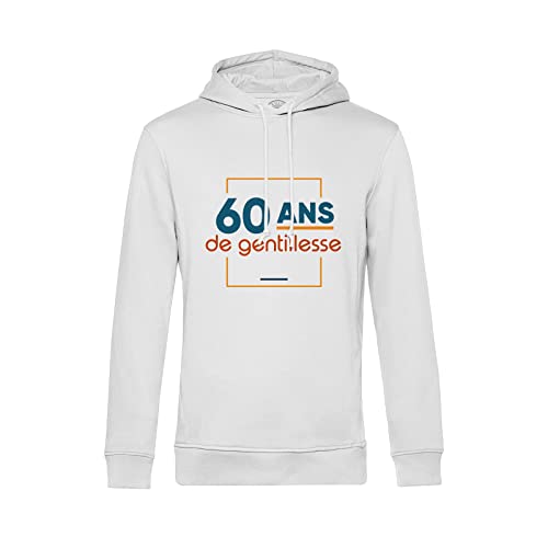 Sweat à capuche personnalisé pour fêter un âge avec un message texte moderne