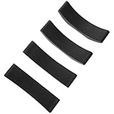 supporto manubrio moto Comodità portatile: il design leggero rende questi cuscinetti porta manubri facili da spostare, ideali per supporti portatili per manubri o per lo scambio tra la palestra di casa e il supporto per attrezzature da allenamento, cuscinetti in gomma per rack per manubri, cuscinetto porta manubri