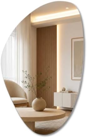 Espelho Orgânico Lapidado Decorativo 60x40cm COUSE | Fita Dupla F...