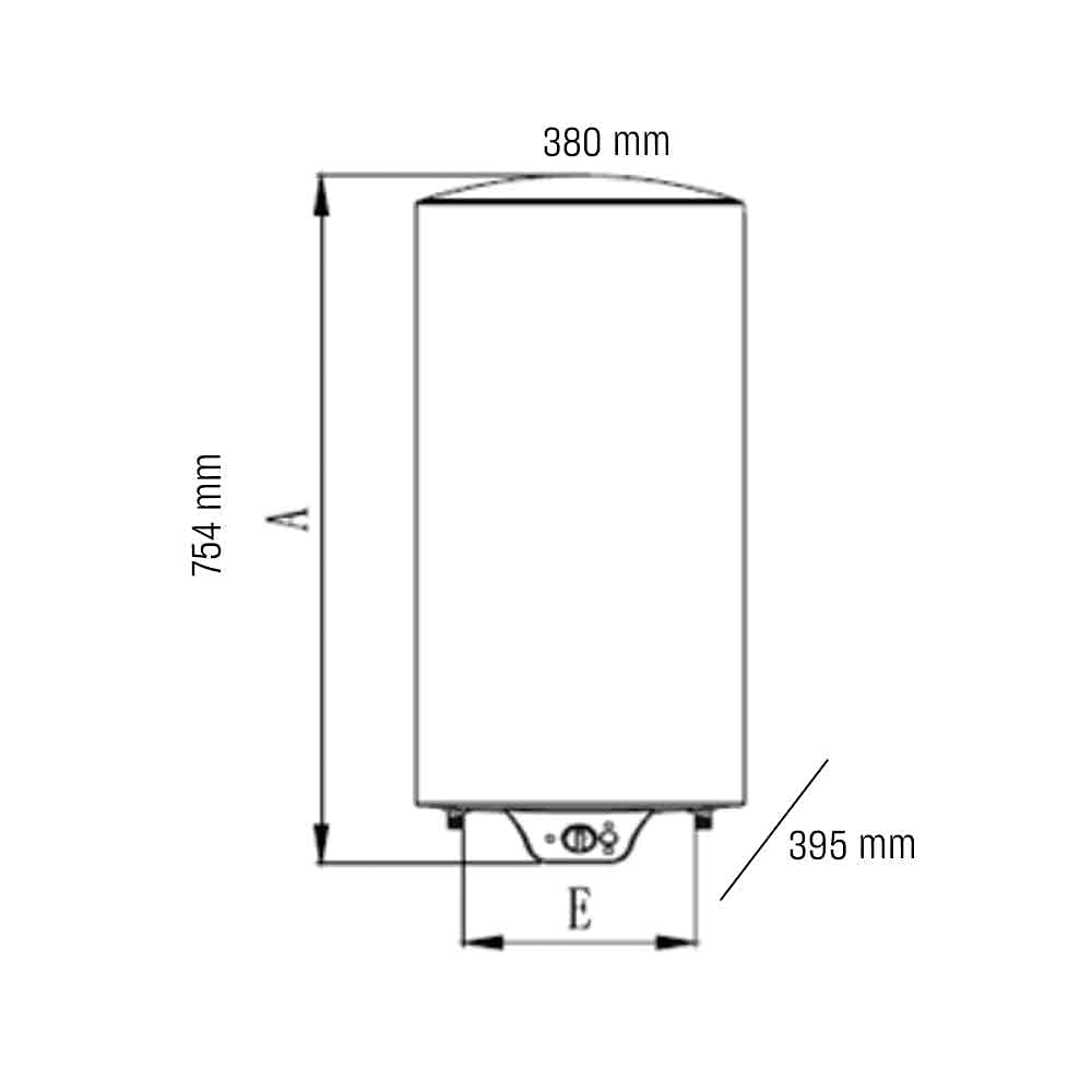 TERMO APARICI 50 L. ELECTRICO INSTALACIÓN TRIPOSICIONAL