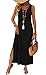Maxi Black Dress Boho Summer Dresses for Women 2026 Beach Vacation Clothes Cruise Vacation Spring Outfits Hawaiian Long Dresses with Pockets Business Casual Work Elegant Classy Tropical Resort Wear