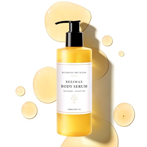Vincofoo Beauty From Bees Body Serum beauty from bees body serum sweet vanilla With Castor Oil Avocado Oil Fast Absorbing for Dry & Crepey Skin Natural (150ML/1pcs)