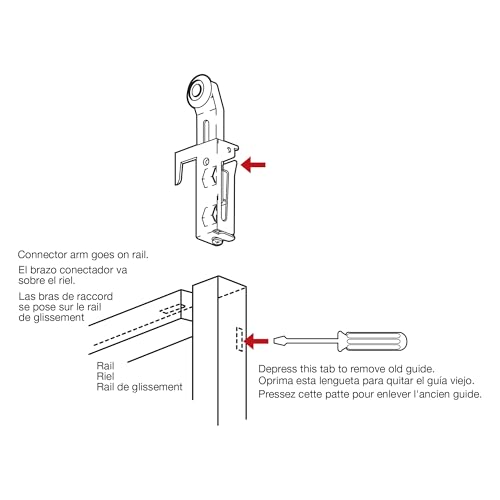 Conjunto de rodillos para puertas de clóset Prime-Line N 6548 de 7/8 pulgadas, Acme (par) miniatura 3