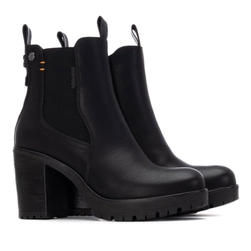 Refresh 173200, Stivale Donna, Nero, 37 Eu - 5