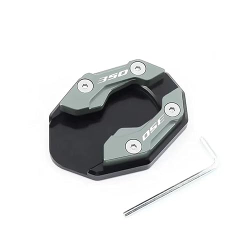 tänder-Verbreiterung Motorrad-Seitenständer-Verlängerungsfußstütze Für Elite 125 Elite 125 Kickstand Fußseitenverlängerungspolster Ständerstützplatte(Titan)