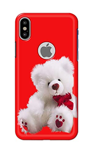 Image of Generic PRINTFIDAA Teddy Bear Love Romantic Valentines Day Dumbo Printed Designer Hard Back Case Cover for Apple iPhone X Logo /iPhone 10 / iPhone Ten /iPhone Xs Logo -(SS) MVN1001