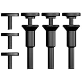 Cut-Off Wheel Mounting Mandrel 3/8' & 1/4' Arbor Hole with 1/4', Shaft Stem for Die Grinder Accessories Drill Rotary Tool - 3 Pack