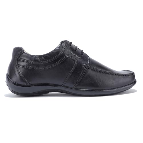 Image of Woodland Men Black Casual Shoes