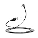 Produktbild LARRITS 3M Mini USB 2.0 Kabel USB A Stecker auf Mini B USB 5 Pin 90 Grad rechter Winkel Ladekabel für Garmin nüvi Navigationsgerät Auto Dash Cam KFZ Dashboard Kamera KPW GPS Navi Gopro Hero 4 3