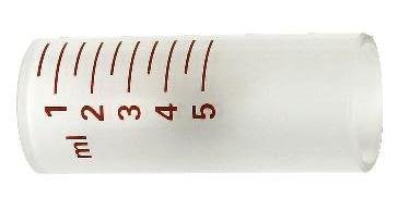 DaVinci 75-08-00-50 5 mL Self-Refill Syringe Barrel as per Socorex, Clear (Case of 2)