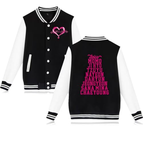FUJUTANG Kpop Twice Baseball Varsity Jacket Tzuyu Mina Momo