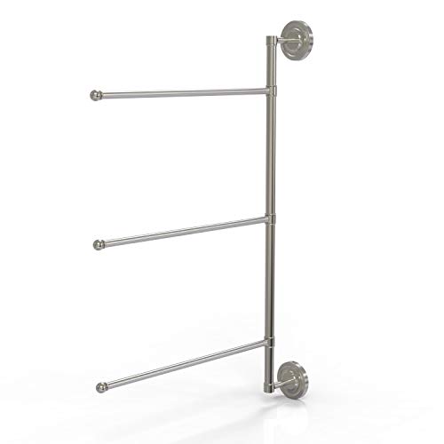 Allied Brass PR-27/3/16/28 Prestige Regal Collection 3 Swing Arm 28 Inch Vertical Towel Bar, 28