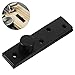 NUOBESTY Heavy Duty Stainless Metal Full Rotation Pivot Door Hinge, Concealed Wood Door Swivel Hinge, Large Eccentric Center Hung Pivot Hardware for Industrial and Residential Use