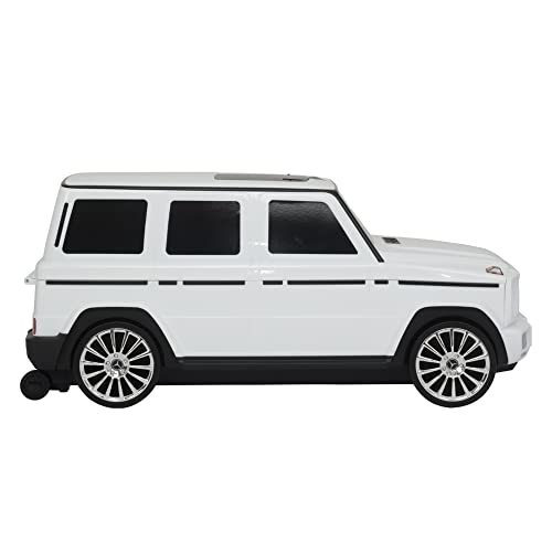 Image of Best Ride On Cars Mercedes G-Class Suitcase Ride On Push Car, Carry-On Luggage for Travel, Realistic Car Look, Inbuilt Storage Space, Compact Size, for Kids Aged 2-6 Years