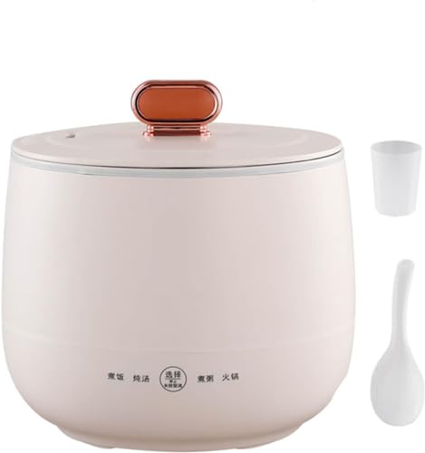 Olla Arrocera De 1.8l Pequeña, Mini Olla Arrocera Eléctrica con Antiadherente, Mini Olla Arrocera para 1-2 Personas, 4 Funciones De Cocción Múltiple para Hacer Arroz, Sopa, G, Blue, 1.8L