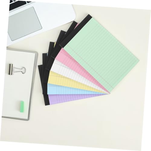 Notes lignés petits blocs de 6 pièces colorés pour réussir votre planification scolaire