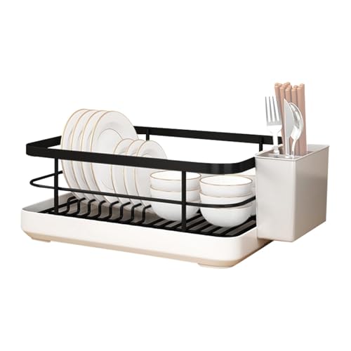 食器乾燥ラック - シンク用ドレインボードセット食器水切り | キャビネット棚収納 調理器具オーガナイザー