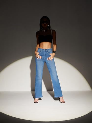 Image of Miss Chase Women's Skinny High Rise Cropped Stretchable Denim Jeans
