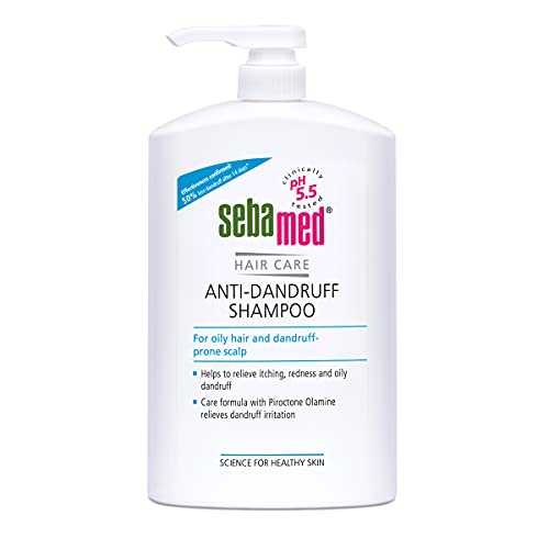 Sebamed Anti-Dandruff Shampoo | 1L Pump Bottle | Reduces Dandruff | Relieves Irritation Dry Scalp & Itching