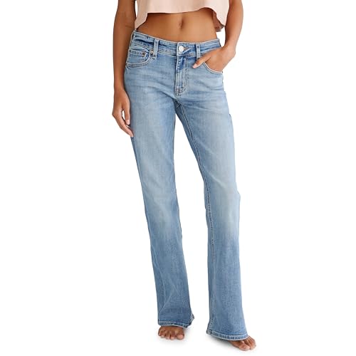 AEROPOSTALE Women's Mid Rise Flare Jeans