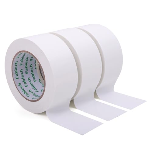 Image of 3 Pack Heavy Duty Duct Tape, 9 Mil Thickness, 2 Inch x 30 Yards, Waterproof Strong Adhesive, Flexible, Tear by Hand, Multi-Use for Home Repairs, DIY, Indoor Outdoor (White)