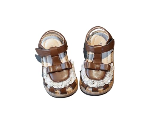 Toddler Girls Closed Toe Sandals Summer Beach Outdoor Princess Dress Shoes for Little Kid