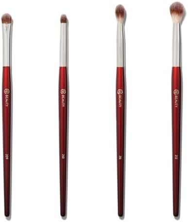 BK BEAUTY Core Line Extension Eyeshadow Brush Set, 4 Eye Brushes