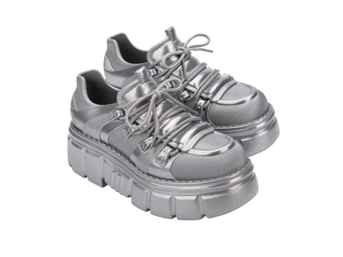 MELISSA Rebel AD, Plataforma Mujer, Plateado, 40 EU