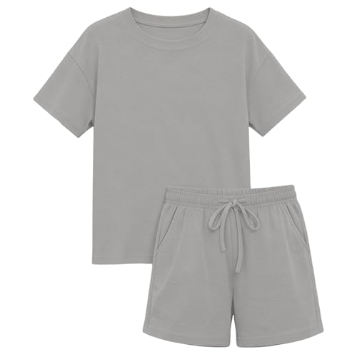 Conjunto de dos piezas infantil para el día a día de niñas pequeñas en verano