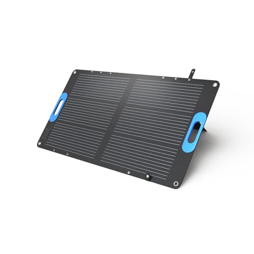 Image of 100W Portable Solar Panel, Foldable Backpacking Solar Charger with 23% High Efficiency, USB-C & Dual USB Ports, IP67 Waterproof, Lightweight & Durable for Camping,RV, Power Stations, Phones, Laptops