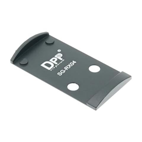 DPP Titanium Adapter Plate Compatible with SIG P320 with Romeo 1 Pro Optic Ready Cut and Holosun 407K/507K/EPS Carry/EPS/RomeoZero ——SG-RX04 Cover