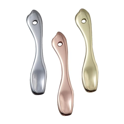 Didiseaon Skin Care Facial Cream Mask Scoop 3pcs Stainless Steel Spoon for Cream Lotion Mask