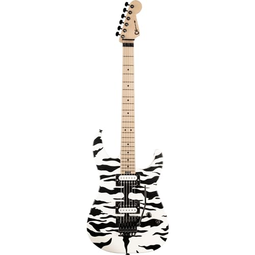 Charvel Satchel Signature Pro-Mod DK22 HH FR M Satin White Bengal Electric Guitar