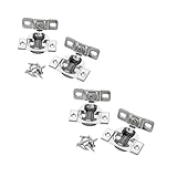 Blum Compact Soft-Close Bluemotion Variable 1-3/8' Overlay Hinge (4 Hinges)