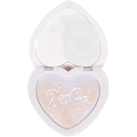 KimChiChic Beauty Pearl Gone Wild Highlighter - Pressed Shimmer Powder for Face & Body, Iridescent Glow, with Mirror, Cruelty Free, Hope Blue Iridescent 0.32oz Cover