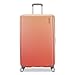 American Tourister Moonlight Hardside Expandable Luggage with Spinner Wheels, Ombre Peach, Large Checked Suitcase 28-Inch