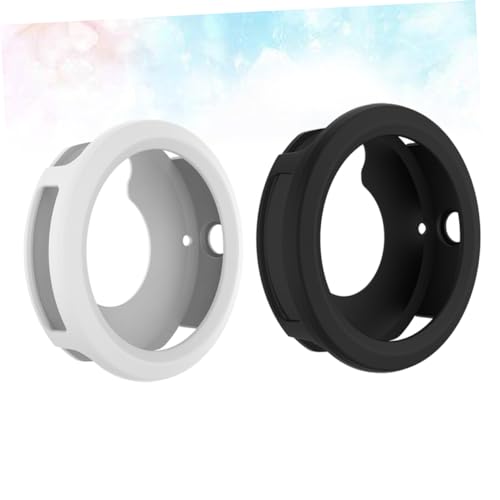 UPKOCH 2 Pcs Soft Silicone Case Cover Smartwatch Protector Bumper Watch Shockproof Protective Frame Cover Silicone Bumpers Convex Cubicle Mirror Smart Watch Case Box Cover Anti-aging