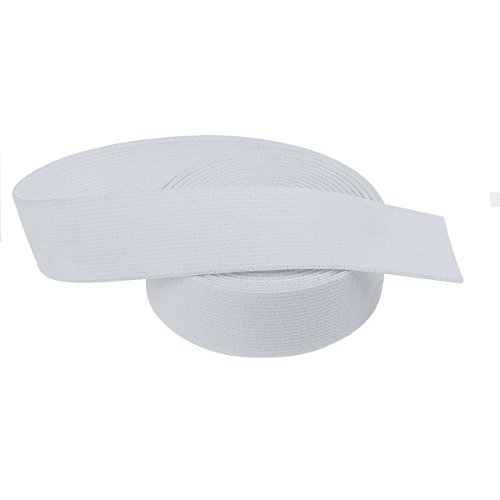 Cotowin PLUSHWH1\" 1-Inch White Plush Elastic,Soft Comfortable Sewing Elastic thumb #1