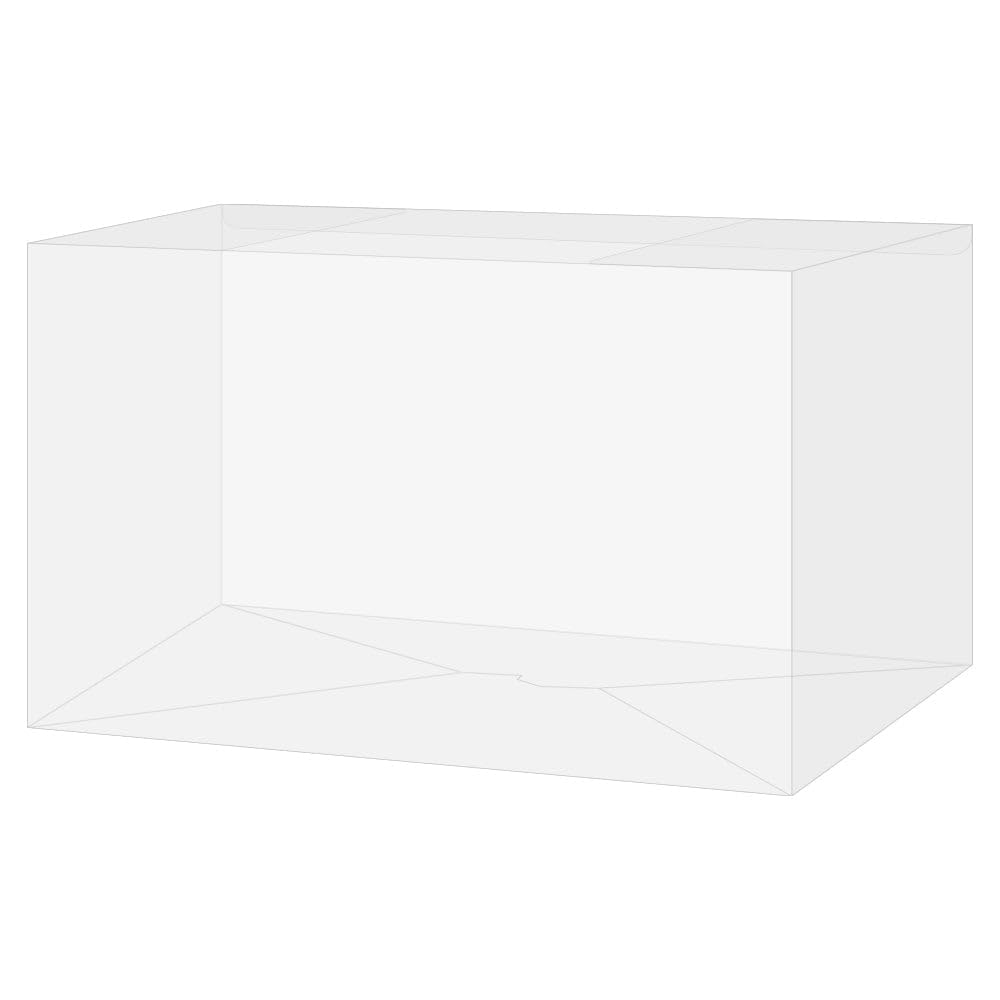 Display Geek1 x Plastic Pop Protector Only Compatible with The Oregon Trail Oxen and Wagon #982 Funko Pop Rides Box - Nothing Else fits