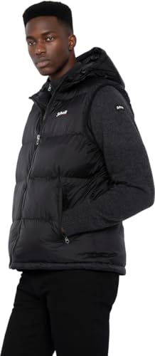 Schott NYC IDAHO2V Jacket Mixte, Noir, L