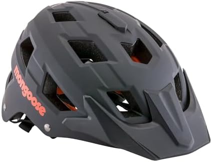 Mongoose Capture Bike Helmet, Ages 8+, Built-in Camera Mount, Dur...